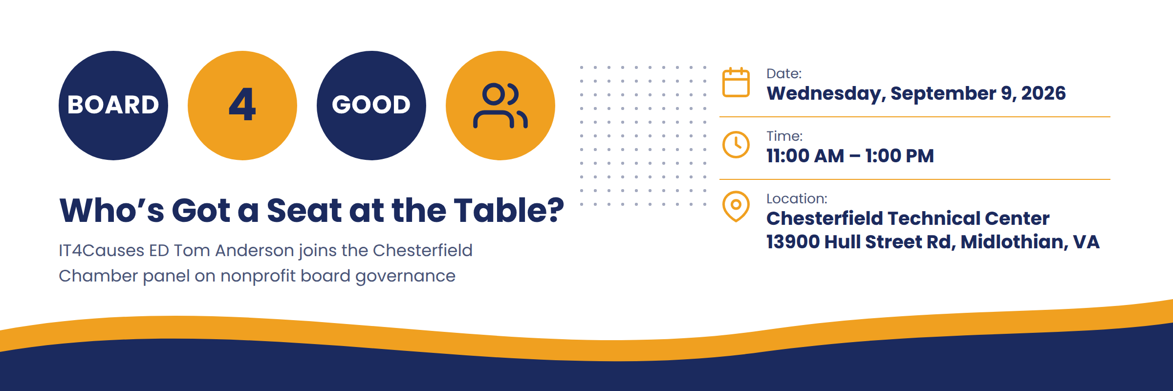 "Who's Got a Seat at the Table" breakfast panel, Chesterfield Chamber